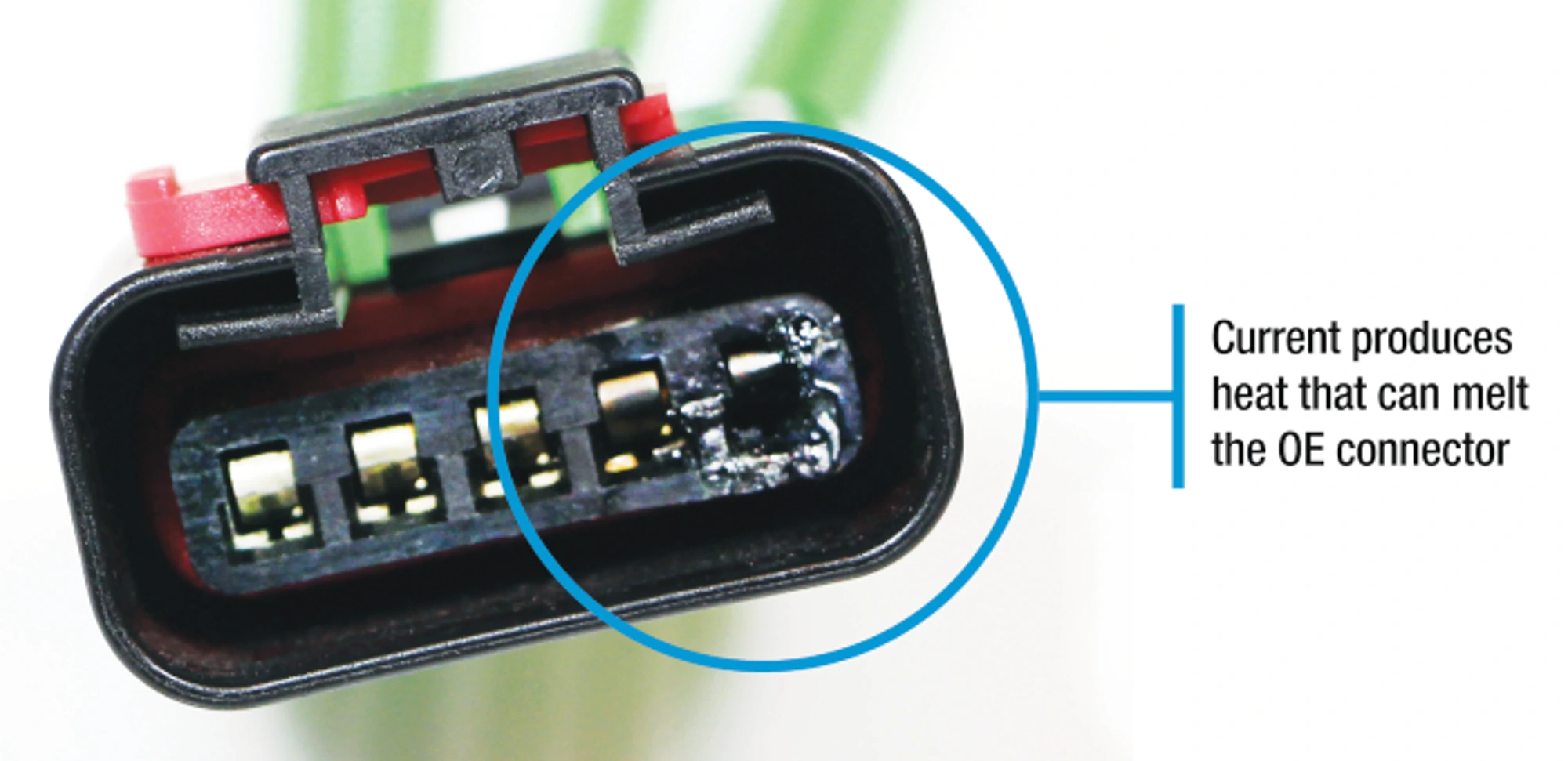 Standard Solution Burnt OE Connector